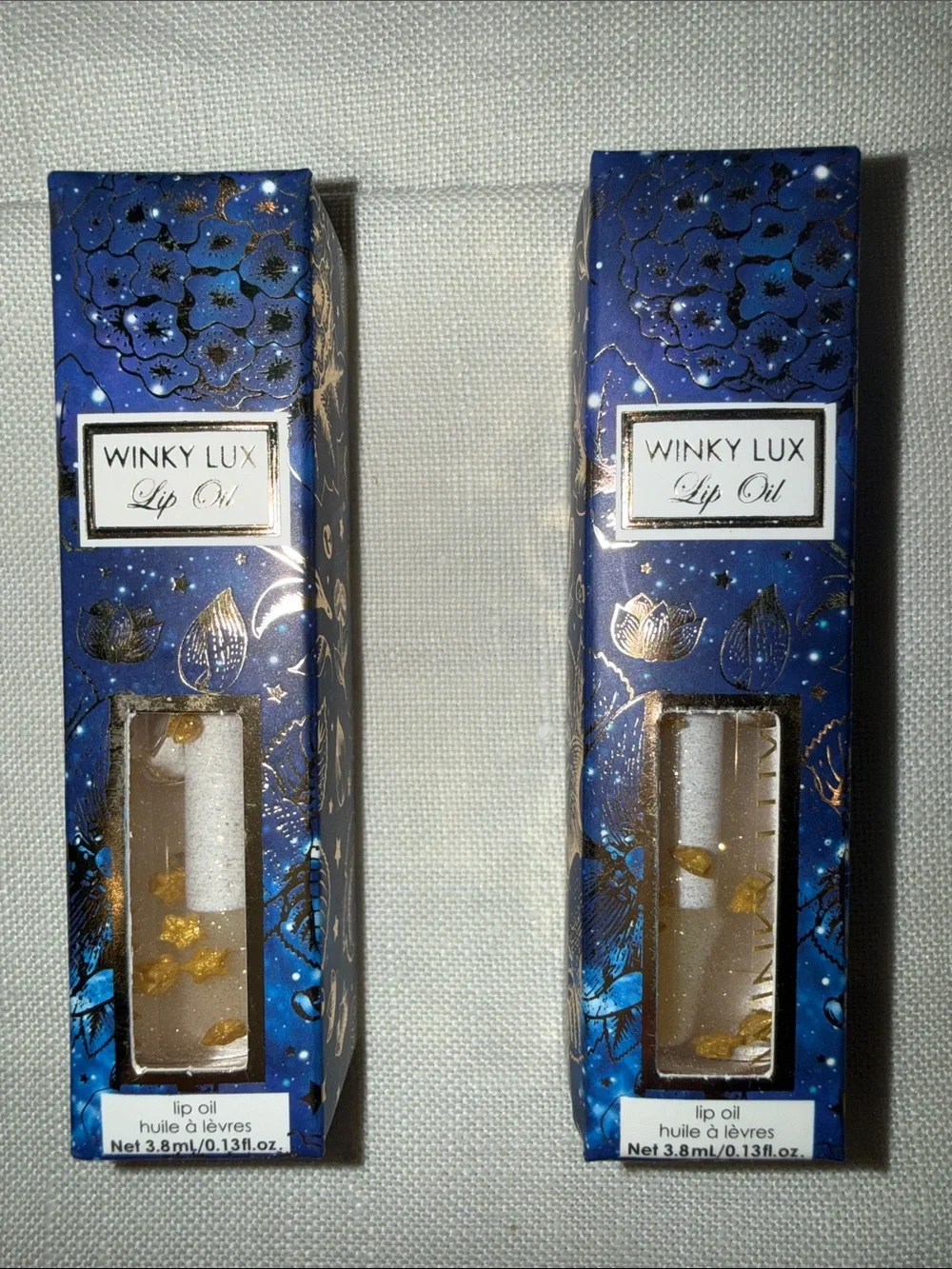 2 Winky Lux Lip Oil set of 2 New in Box
